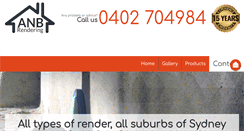 Desktop Screenshot of anbrendering.com.au